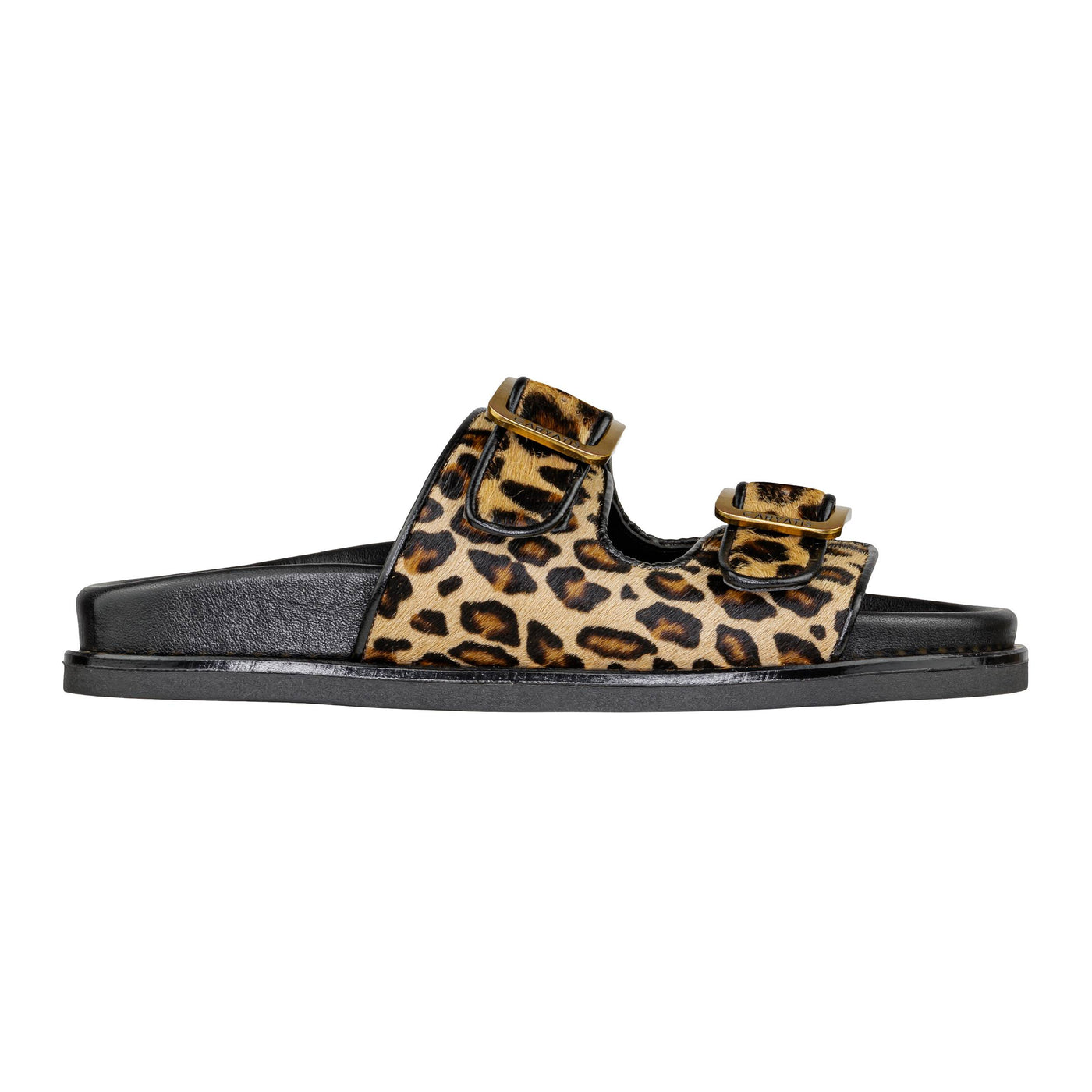 CARYATIS SANDALO 68005 BLACK-LEOPARD