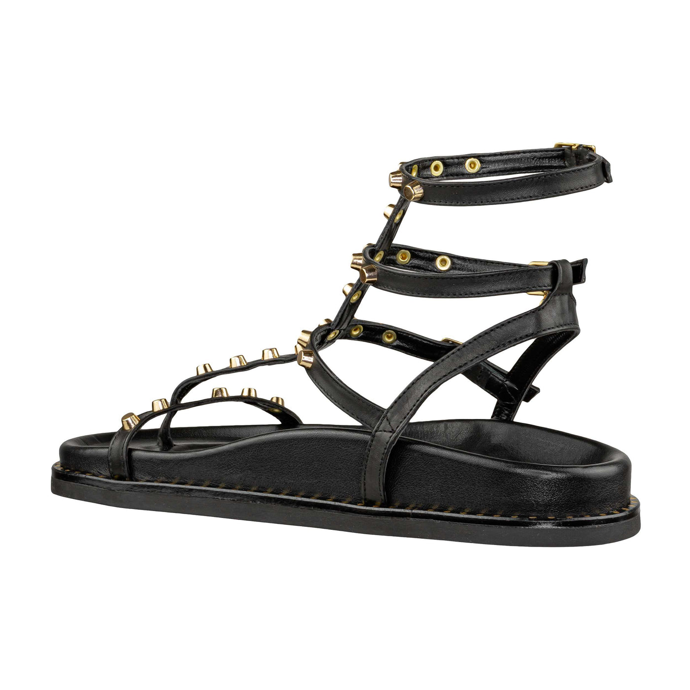 CARYATIS SANDALO 681166 BLACK-GOLD