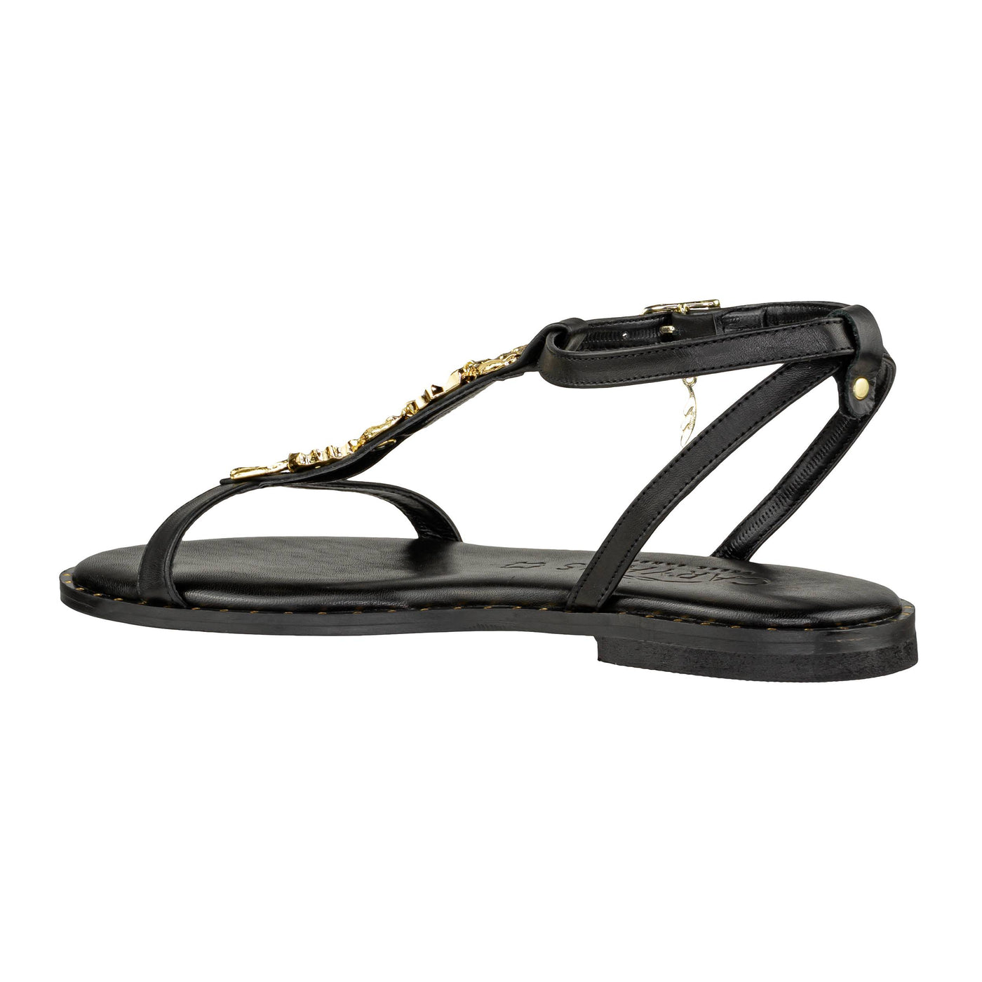 CARYATIS SANDALO 621708 BLACK-GOLD