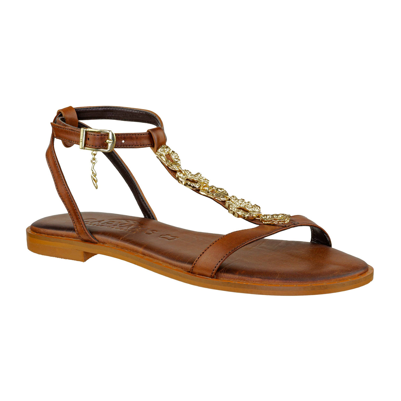 CARYATIS SANDALO 621708 BROWN-GOLD