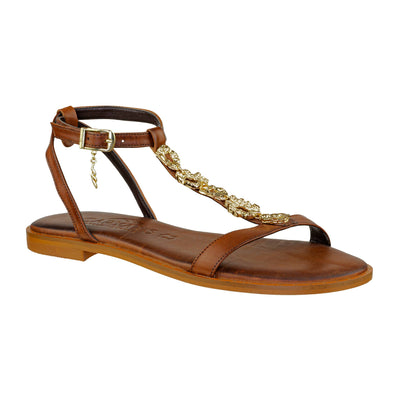CARYATIS SANDALO 621708 BROWN-GOLD