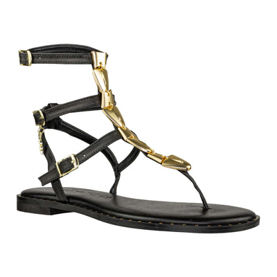 CARYATIS SANDALO 621006 BLACK-GOLD