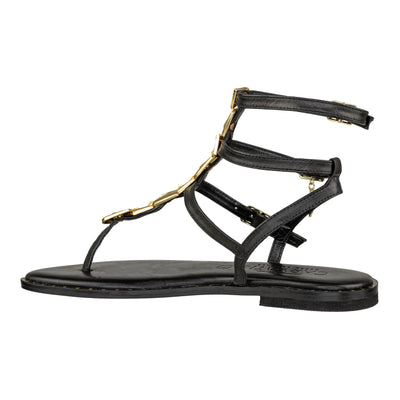 CARYATIS SANDALO 621006 BLACK-GOLD