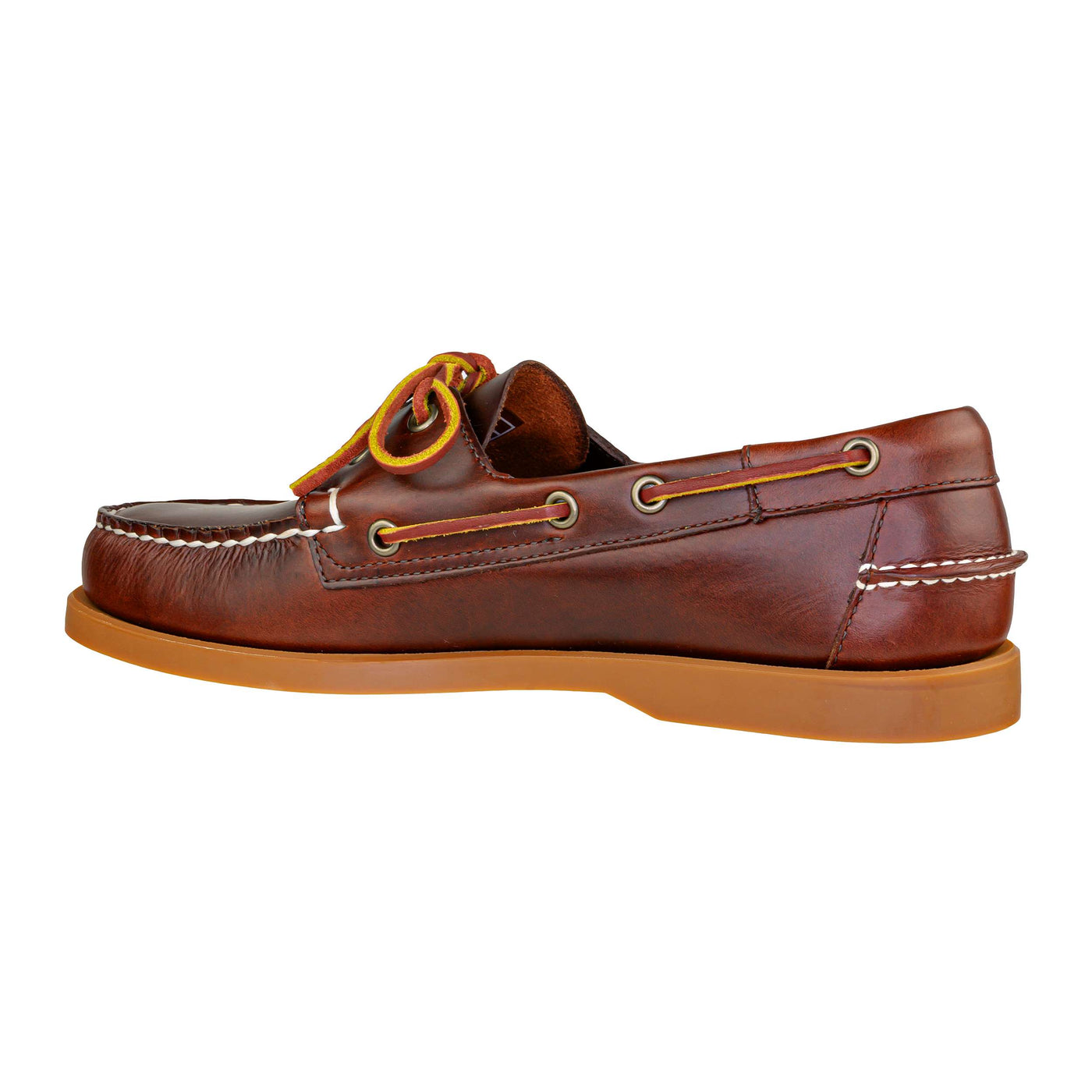 SEBAGO DOCKSIDES PORTLAND WAXED MAN BROWN-HONEY