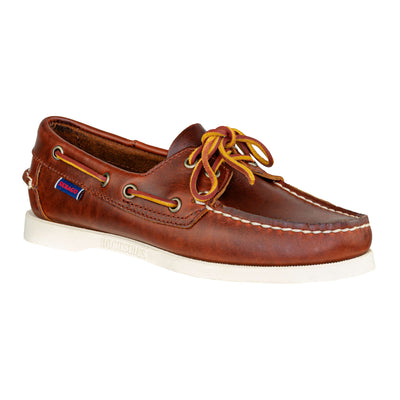 SEBAGO DOCKSIDES PORTLAND WAXED WOMAN BROWN