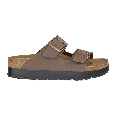PAPILLIO by BIRKENSTOCK 1027417 ARIZONA PLATFORM MOCCA VEGAN NARROW FIT