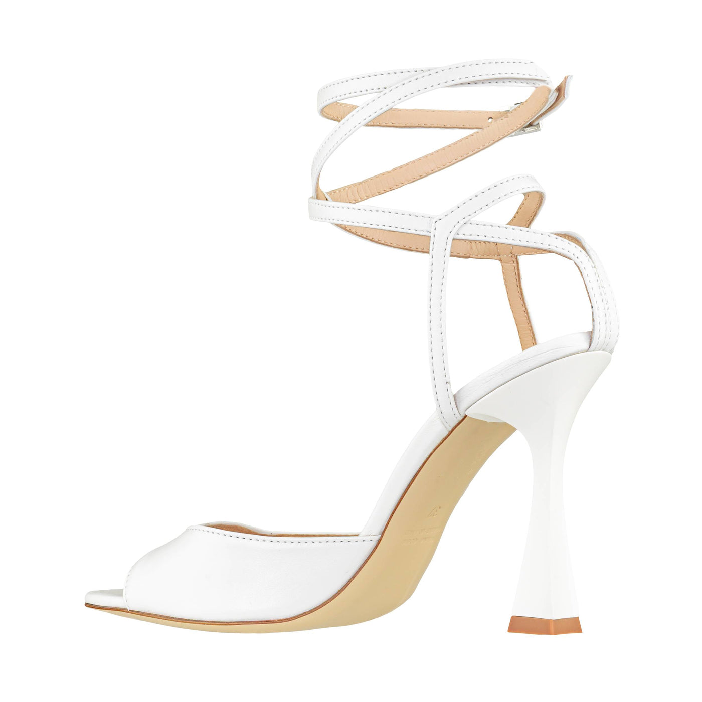 ISABELLE PARIS IS544 SANDALO NAPPA BIANCO