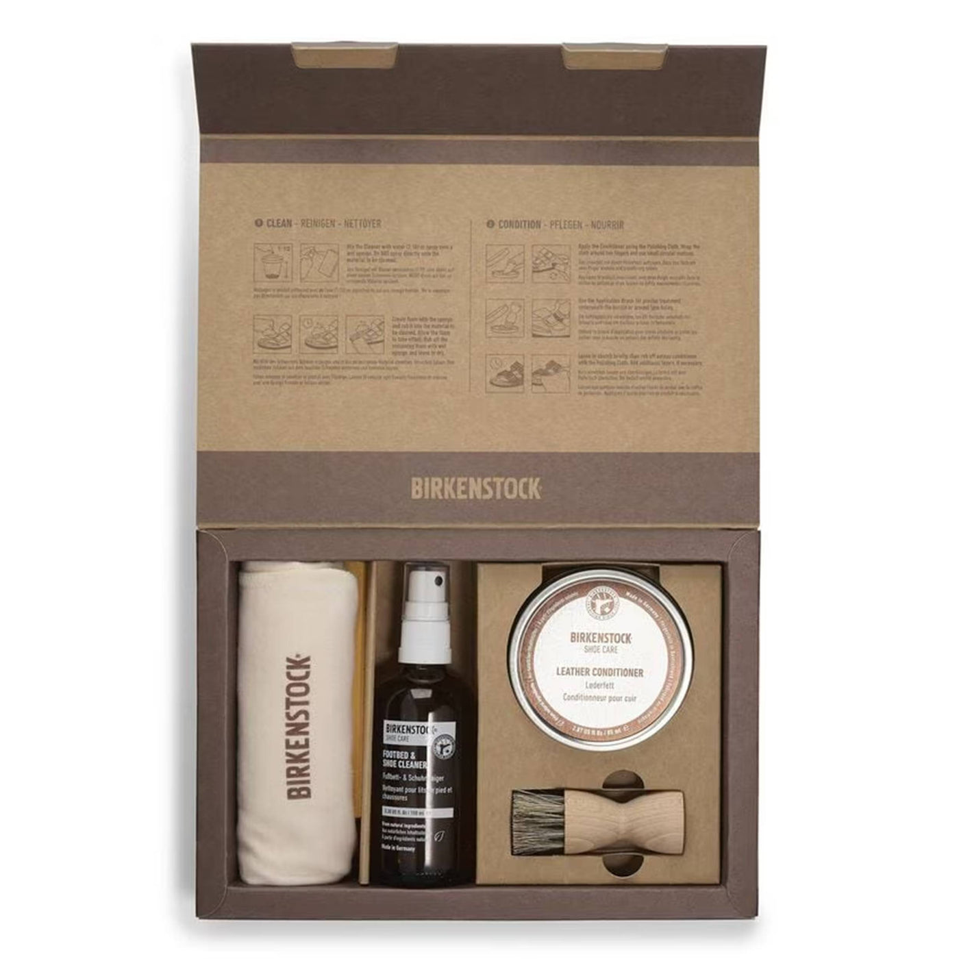 BIRKENSTOCK 1028836 OILED LEATHER CARE SET