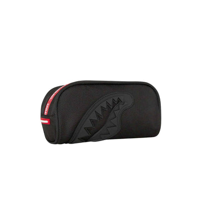 SPRAYGROUND PRINTED ZIPPER SHARK POUCH