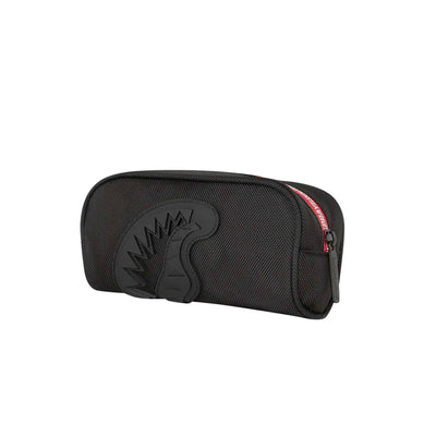 SPRAYGROUND PRINTED ZIPPER SHARK POUCH