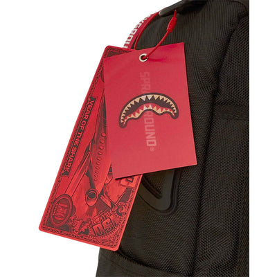 SPRAYGROUND PRINTED ZIPPER SHARK DLXR BACKPACK
