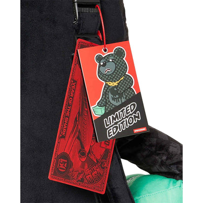 SPRAYGROUND DRIPPING SHARKS IN PARIS MONEYBEAR TEDDY BEAR