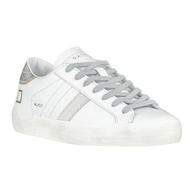 D.A.T.E. HILL LOW CALF WHITE-SILVER