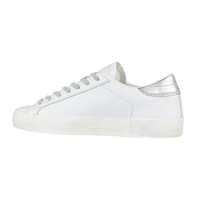 D.A.T.E. HILL LOW CALF WHITE-SILVER