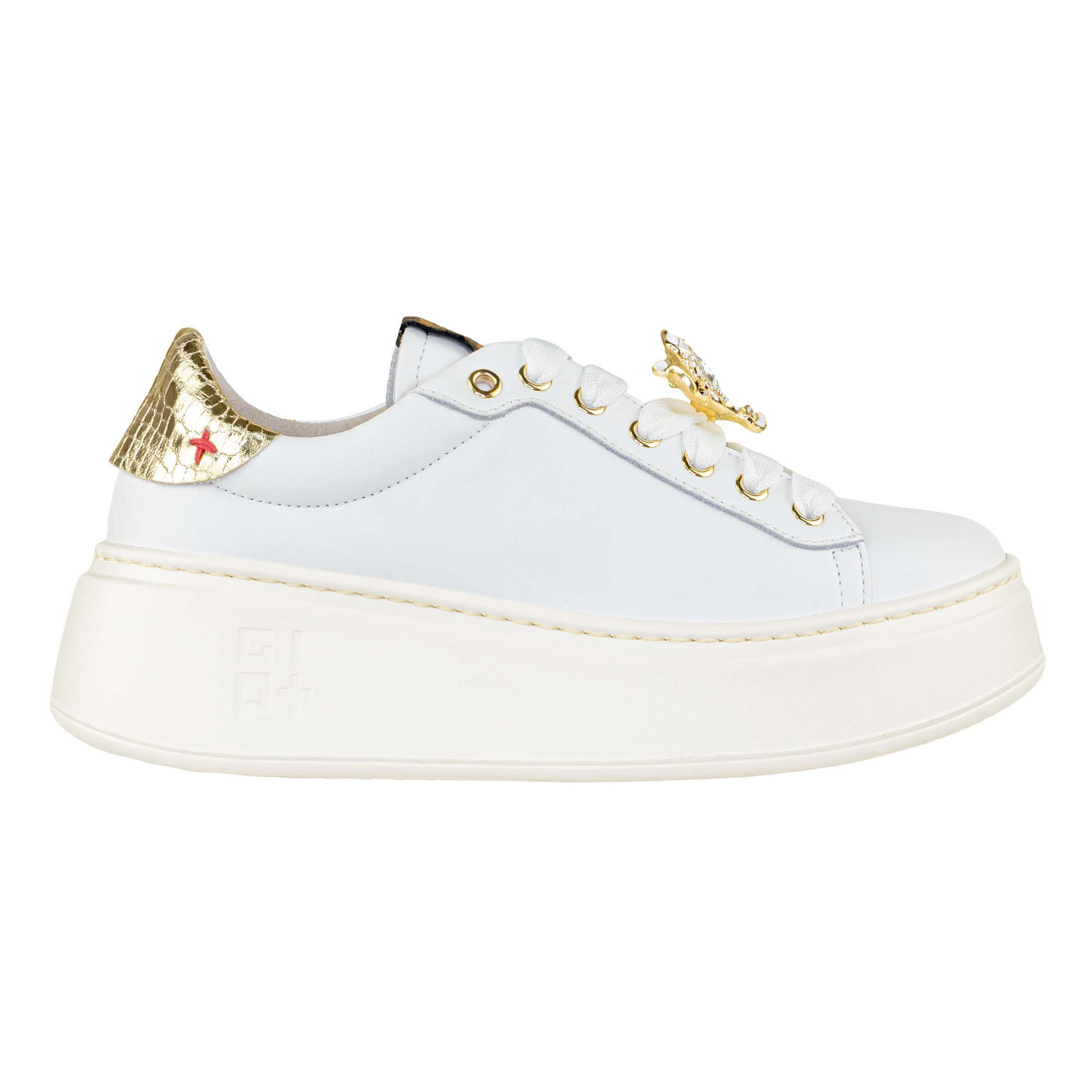 GIO+ SNEAKERS PIA438A COMBI WHITE/KOKKINO