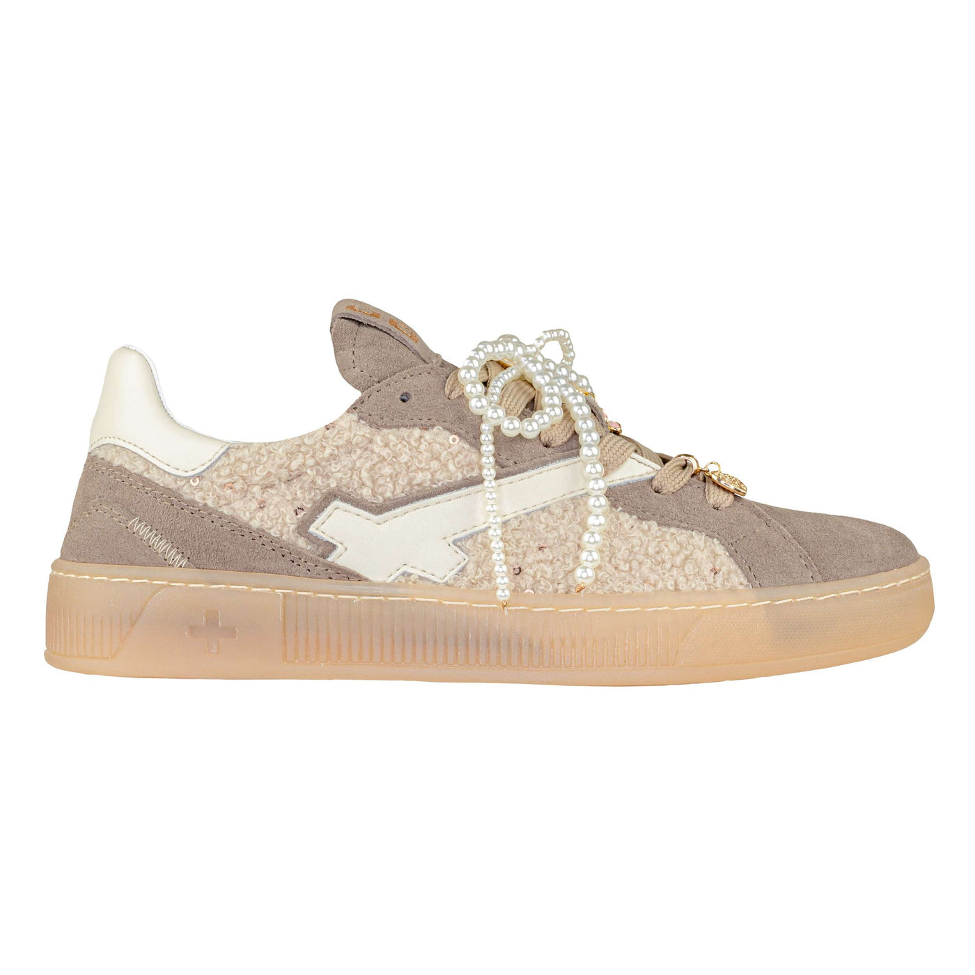 GIO+ SNEAKERS BLUE30A COMBI ORSETTO BEIGE