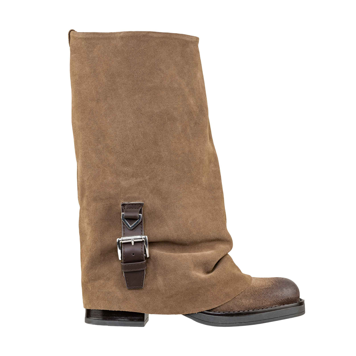 THE ICONA 3480 STIVALE CAMOSCIO TAUPE