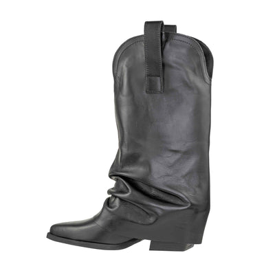 THE ICONA TX411 STIVALE VITELLO NERO