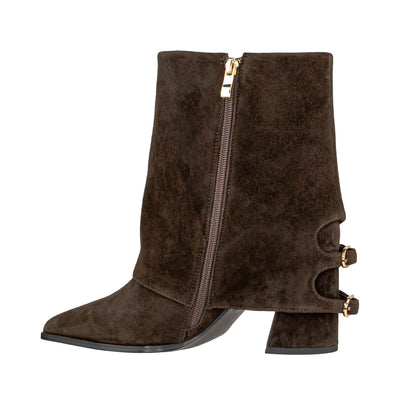 BRUNO PREMI BM2604X TRONCHETTO SUEDE MORO