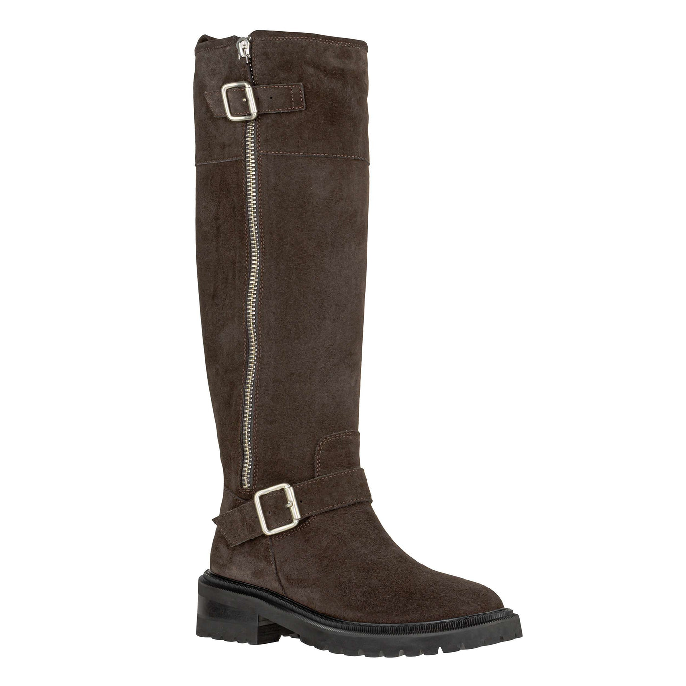 VIA ROMA 15 STIVALE 4280R VELOUR TESTA DI MORO
