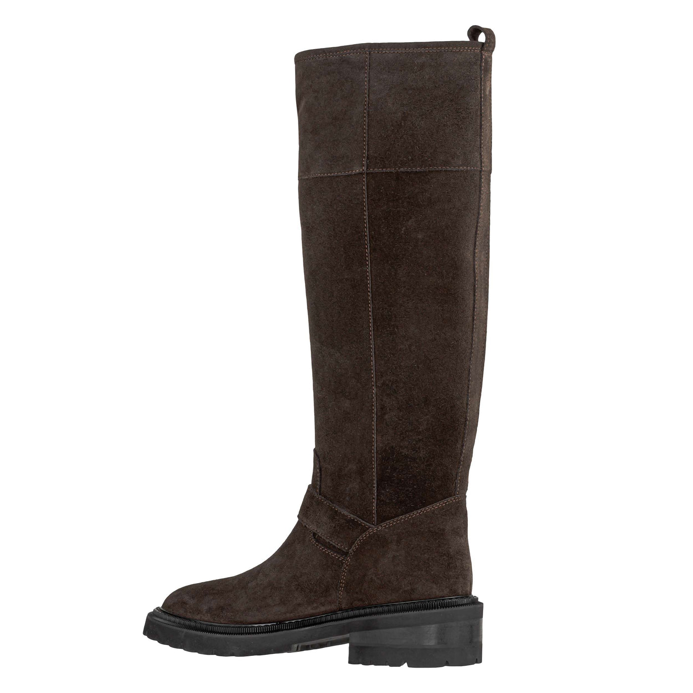 VIA ROMA 15 STIVALE 4280R VELOUR TESTA DI MORO