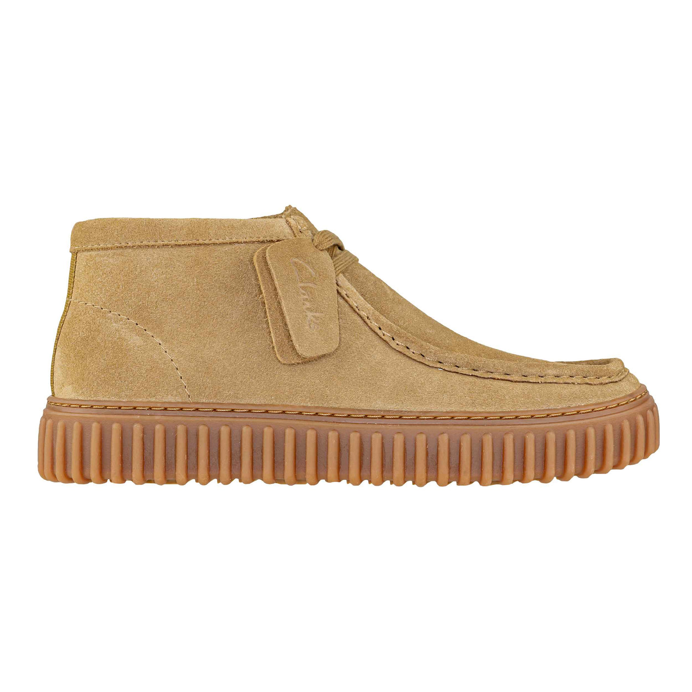 CLARKS TORHILL HI DARK SAND SUEDE
