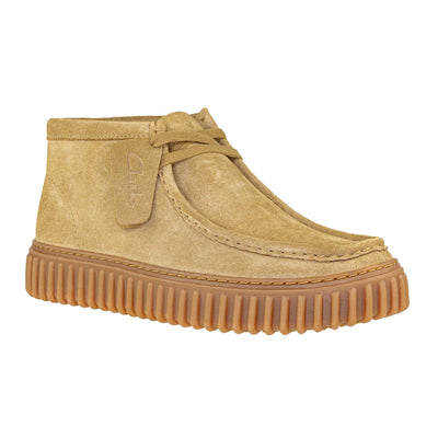 CLARKS TORHILL HI DARK SAND SUEDE