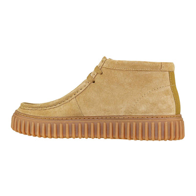 CLARKS TORHILL HI DARK SAND SUEDE