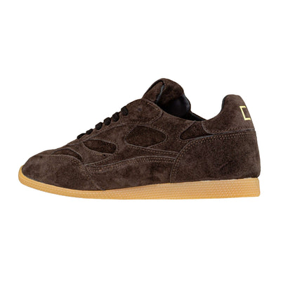 D.A.T.E. FUGA LOW VELOUR CHOCOLATE