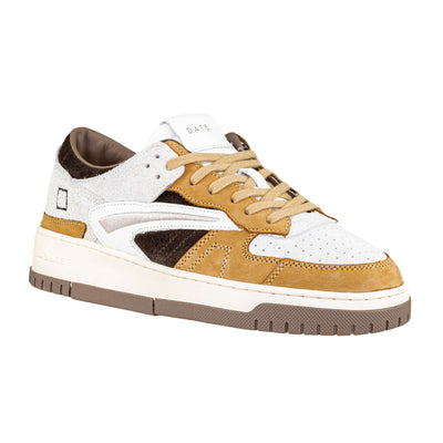 D.A.T.E. TORNEO POP WHITE-BROWN