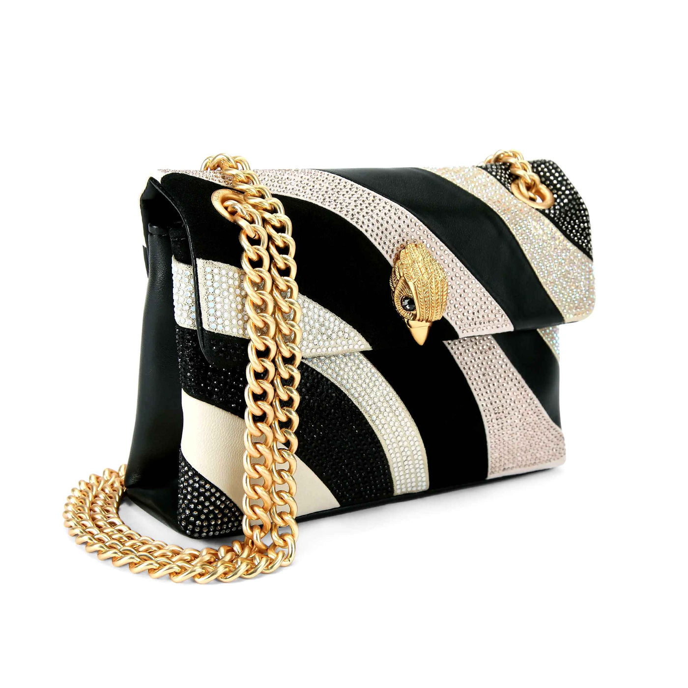 KURT GEIGER LONDON MINI KENSINGTON BAG BLK/OTHER