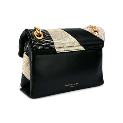KURT GEIGER LONDON MINI KENSINGTON BAG BLK/OTHER