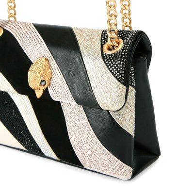 KURT GEIGER LONDON MINI KENSINGTON BAG BLK/OTHER