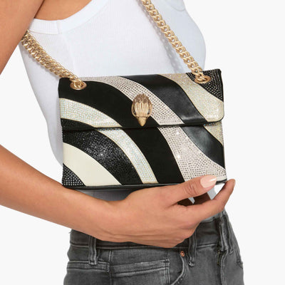 KURT GEIGER LONDON MINI KENSINGTON BAG BLK/OTHER