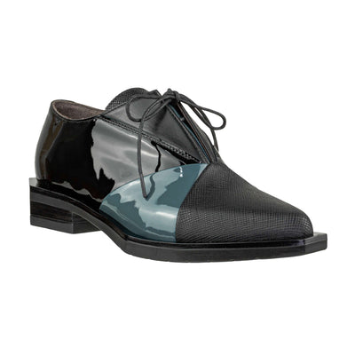 LE BOHEMIEN G18 STRINGATA BARDOLINO NERO/PETROLIO