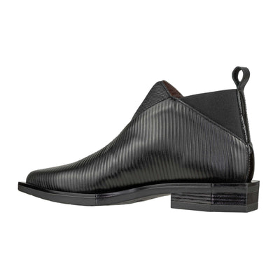LE BOHEMIEN G36A STIVALETTO STAMPA VELLUTO NERO
