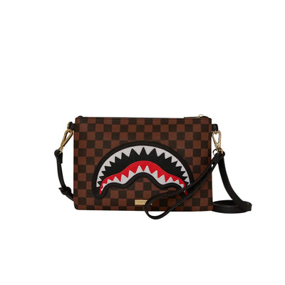 SPRAYGROUND SAWTOOTH SHARKS IN PARIS CROSSOVER CLUTCH