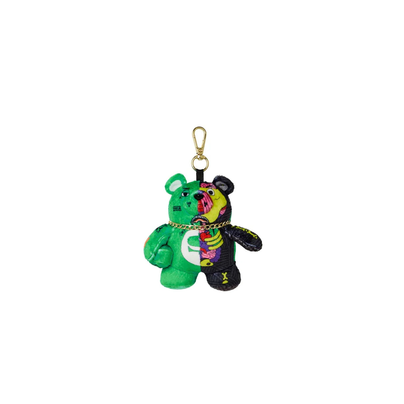 SPRAYGROUND YOUNG X-RAY BEAR KEYCHAIN