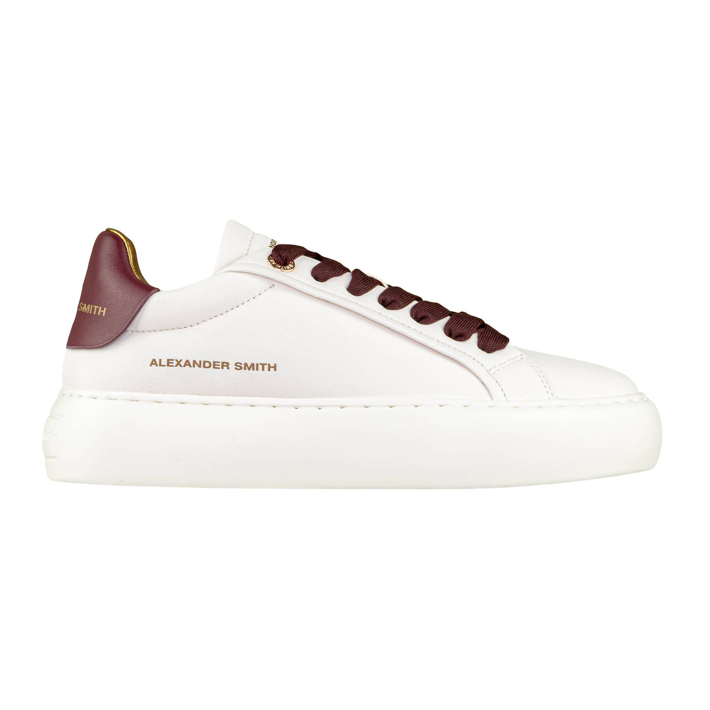 ALEXANDER SMITH SOHO WOMAN WHITE BORDEAUX