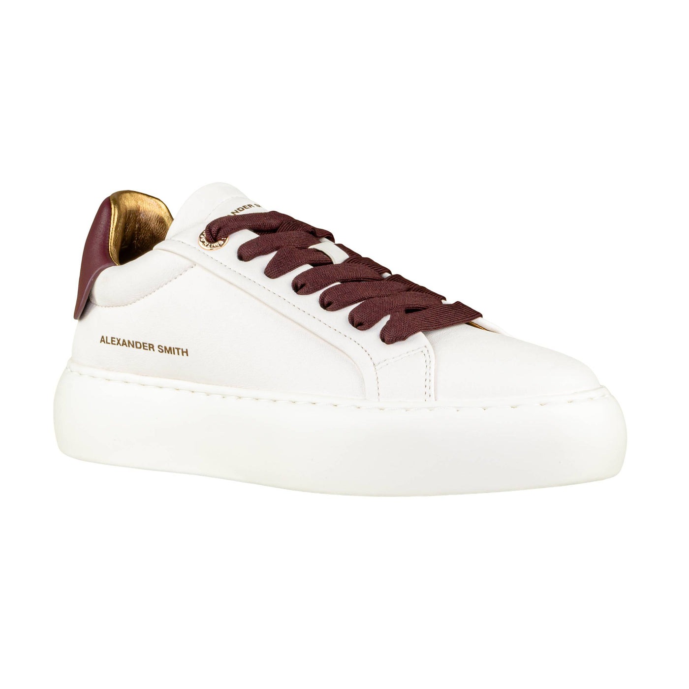 ALEXANDER SMITH SOHO WOMAN WHITE BORDEAUX