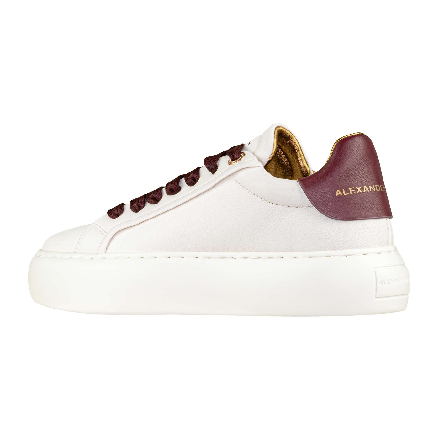 ALEXANDER SMITH SOHO WOMAN WHITE BORDEAUX