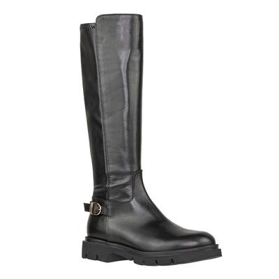 SOFIA LEN 7693 STIVALE NATURE NERO-TECNO NAPPA