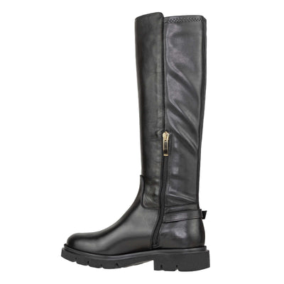 SOFIA LEN 7693 STIVALE NATURE NERO-TECNO NAPPA
