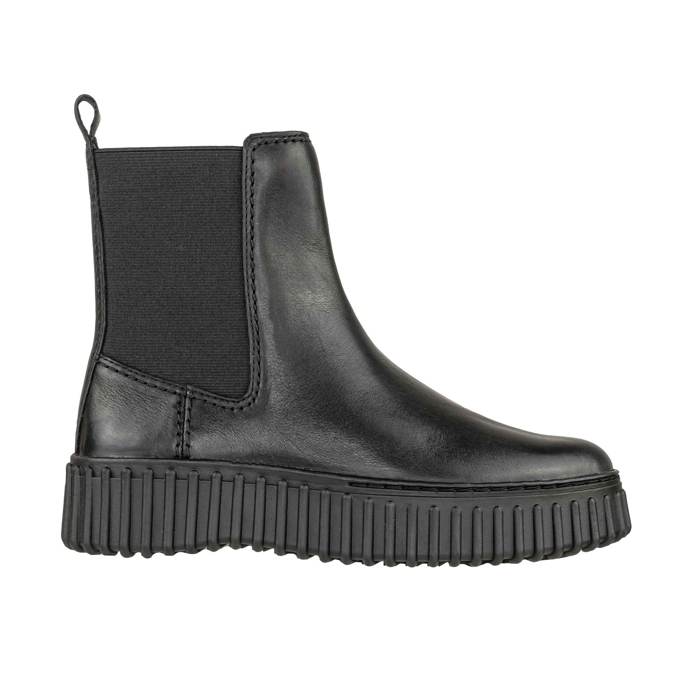 CLARKS TORHILL MAPLE BLACK LEATHER