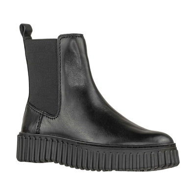 CLARKS TORHILL MAPLE BLACK LEATHER