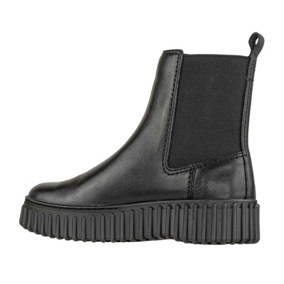 CLARKS TORHILL MAPLE BLACK LEATHER