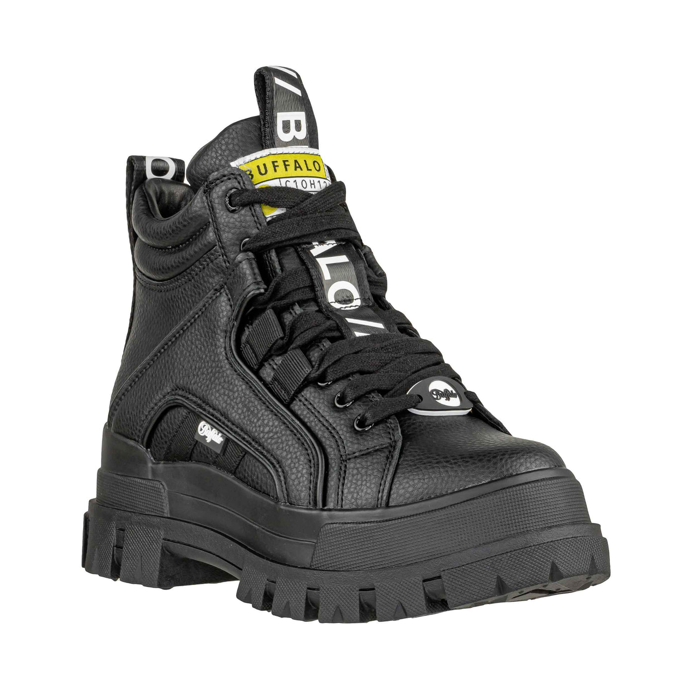 BUFFALO ASPHA NC MID - VEGAN BLACK