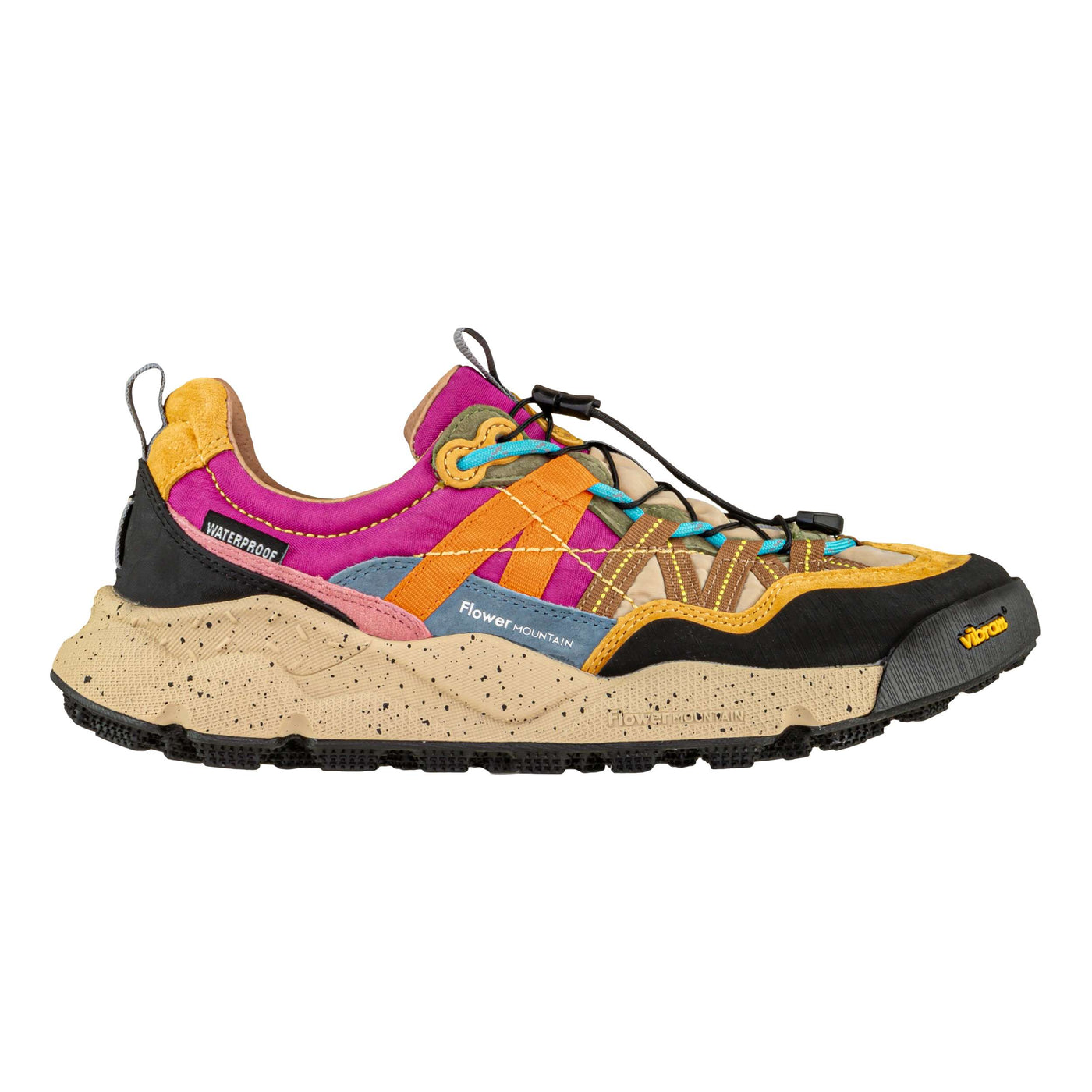 FLOWER MOUNTAIN IWANO 2 WOMAN BLACK-DARK GREY-PETROL