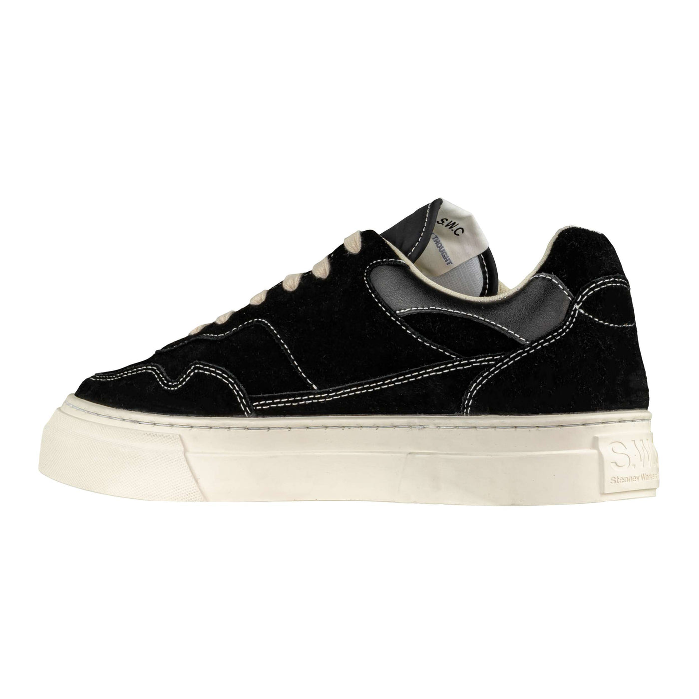 S.W.C STEPNEY WORKERS CLUB PEARL SUEDE BLACK