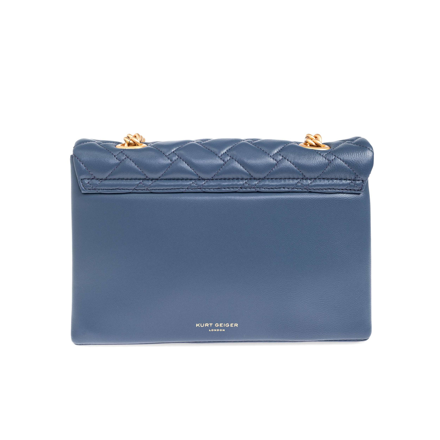 KURT GEIGER LONDON LEATHER KENSINGTON BAG BLUE OTHER